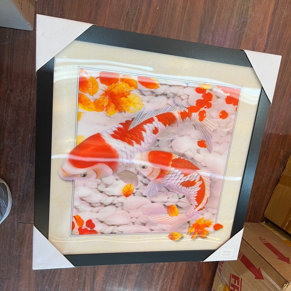 New 3D Koi Fish Picture Frame